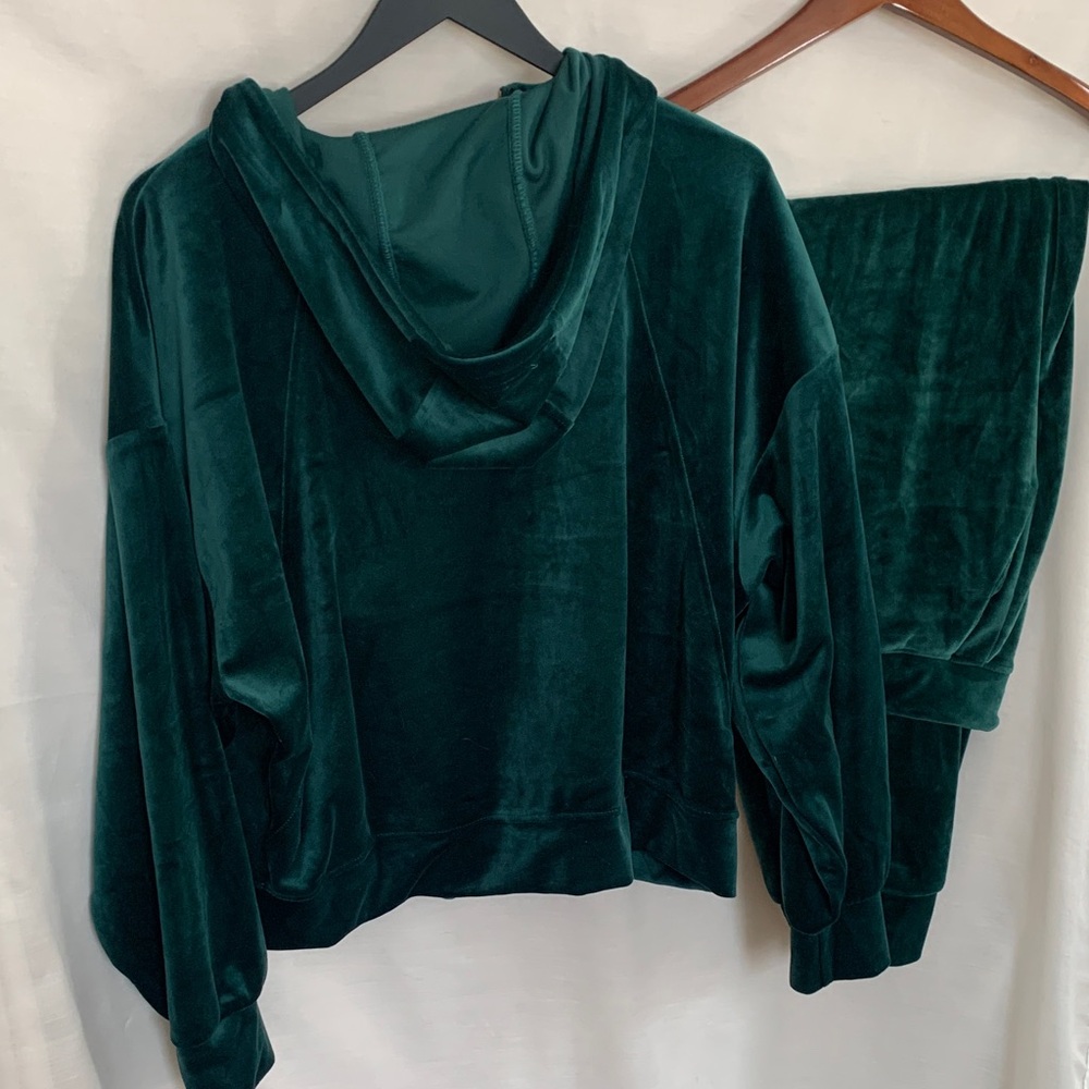 Truth Emerald Velour Hoodie Set XL - Picture 4 of 5